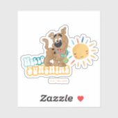Puppy Scooby-Doo "Hallo Sunshine" Sticker (Vel)