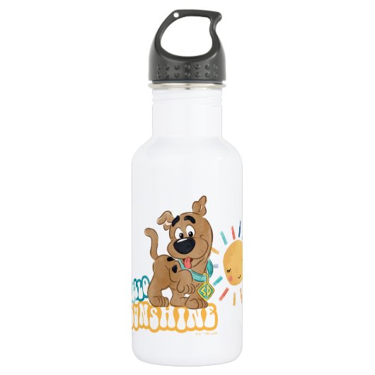 Puppy Scooby-Doo "Hallo Sunshine" Waterfles (Voorkant)