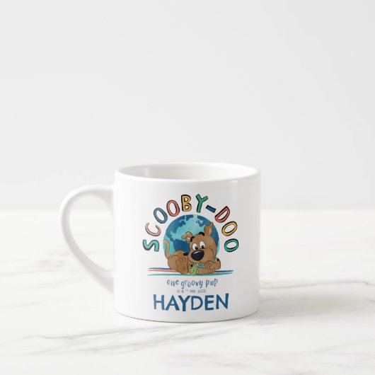 Puppy Scooby-Doo "One Groovy Pup" Espresso Kop (Links)