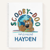 Puppy Scooby-Doo "One Groovy Pup" Notitieboek (Voorkant)
