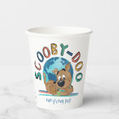 Puppy Scooby-Doo "One Groovy Pup" Papieren Bekers (Voorkant)