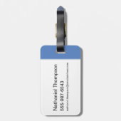 Puppy Scooby-Doo "Ruh Roh" Bagagelabel (Achterkant verticaal)