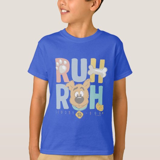 Puppy Scooby-Doo "Ruh Roh" T-shirt (Voorkant)