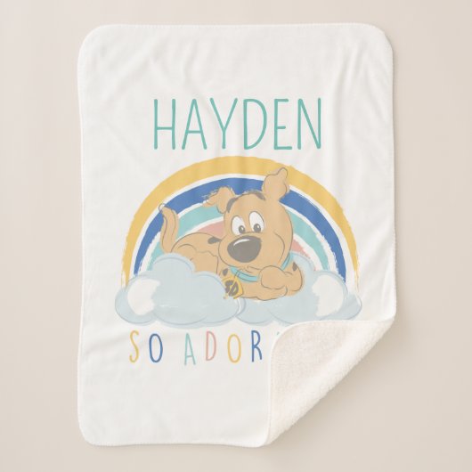 Puppy Scooby-Doo "Zo Schattig" Sherpa Deken (Voorkant)