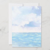 Puppy Splash Anniversaire Pool Party Invitation (Dos)