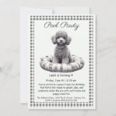 Puppy Splash Anniversaire Pool Party Invitation (Devant)