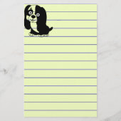 Puppy Stationery Briefpapier (Achterkant)