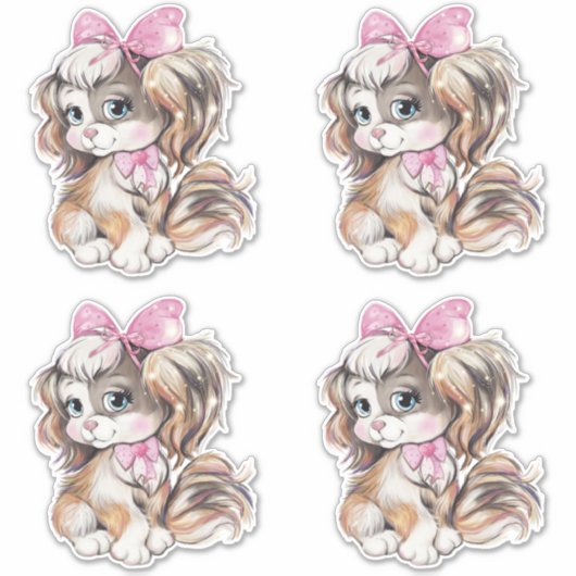 Puppy Sticker (Voorkant)