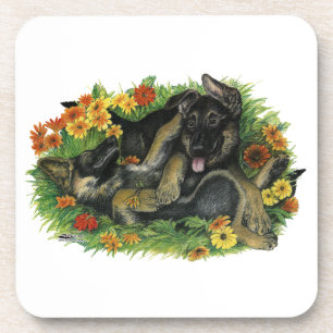 Puppy Tuin Bier Onderzetter