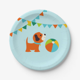 Puppy Verjaardagspapier Bord v1.0