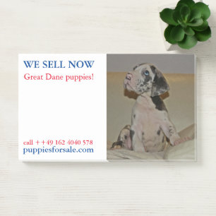Puppy verkoop aantekeningen post-it® notes