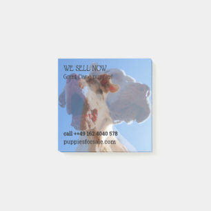 Puppy verkoop aantekeningen post-it® notes