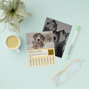 puppy voor verkoop flyer sjablonen