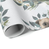Puppy Waterverf Cadeaupapier (Rol Hoek)