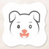 Puppy Wink Kartonnen Onderzetters (Voorkant)