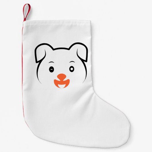 Puppy Wink Kleine Kerstsok (Voorkant)