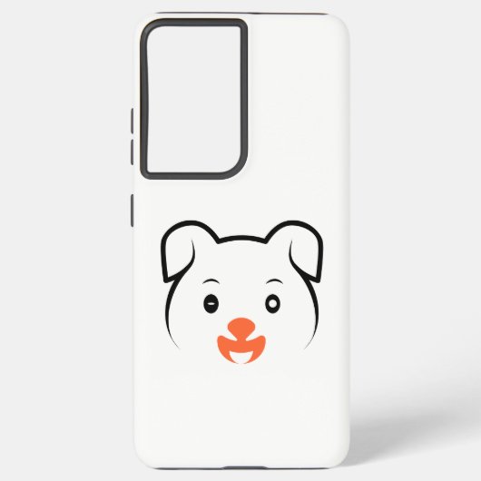 Puppy Wink Samsung Galaxy Hoesje (Achterkant)