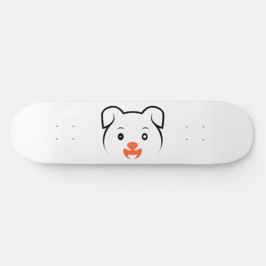 Puppy Wink Skateboard (Horizontaal)