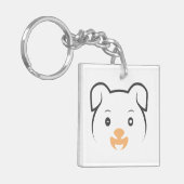 Puppy Wink Sleutelhanger (Voorkant Links)