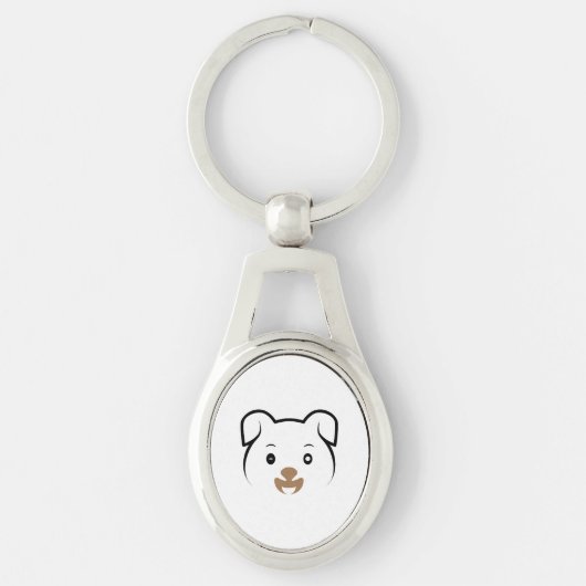 Puppy Wink Sleutelhanger (Voorkant)