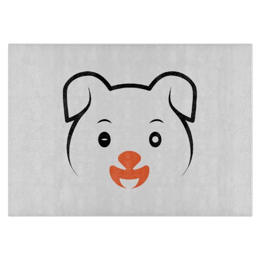 Puppy Wink Snijplank (Voorkant)