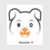 Puppy Wink Sticker (Vel)