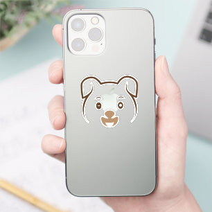 Puppy Wink Sticker