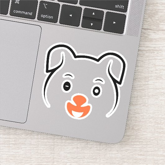 Puppy Wink Sticker (Detail)