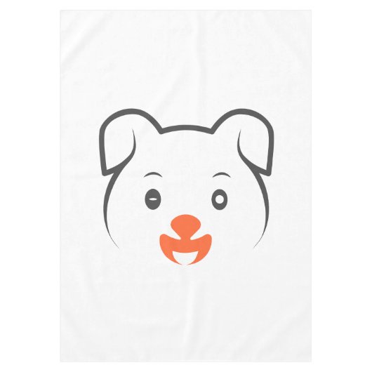 Puppy Wink Tafelkleed (Voorkant)