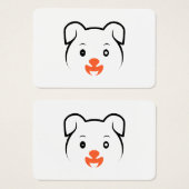 Puppy Wink Visitekaartje (Voorkant /achterkant)