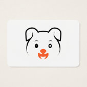 Puppy Wink Visitekaartje (Achterkant)