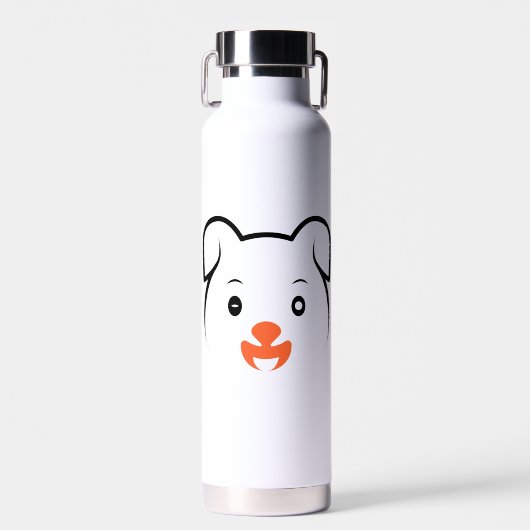 Puppy Wink Waterfles (Voorkant)