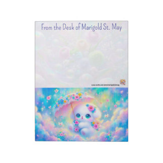 Puppy with Umbrella Notepad Notitieblok