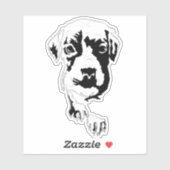 Puppy X Love 1 Sticker (Vel)