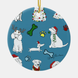 PUPPY XMAS ORNAMENT