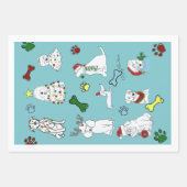 PUPPY XMAS WRAPPING PAPER SET (Voorkant 3)