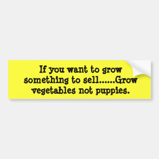 Puppyfabrieken Bumpersticker