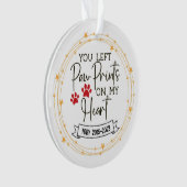 Puppy's eerste kerst ornament (voorkant)