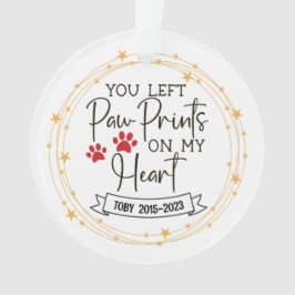 Puppy's eerste kerst ornament