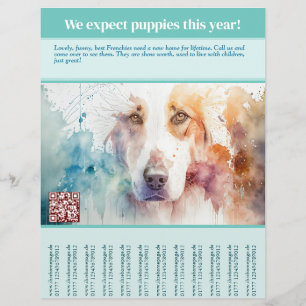 Puppy's te koop flyer