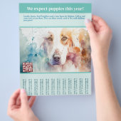 Puppy's te koop flyer (Hand)