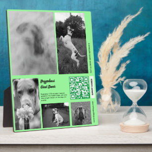 Puppy's te koop sjabloon fotoplaat