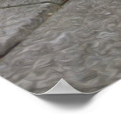 Pups in olie poster (Hoek)