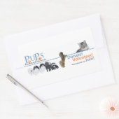 PUPs Logo Sticker Pekingees (Envelop)
