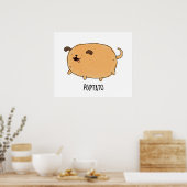 Puptato Funny Puppy Potato Pun Poster (Keuken)