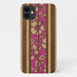 Pupukea  Hawaiian Faux Surfboard iPhone 11 Hoesje