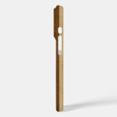 Pupukea Hawaiian Faux Wood Surfboard Roze Case-Mate iPhone Case (Achterkant / Links)