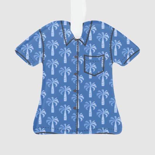 Pupule Vintage Palm Tree Hawaiian Aloha Shirt (devant)