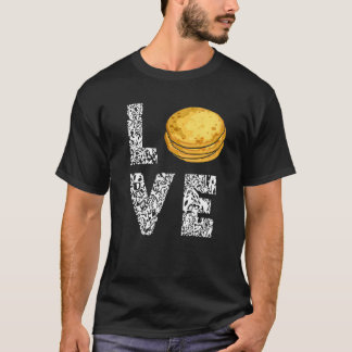 Pupusas El Salvadoriaans eten Ik hou van Pupusas B T-shirt
