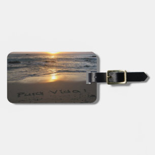 Pura Vida. Bagagelabel